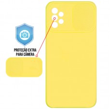Capa para Samsung Galaxy A32 5G - Emborrachada Cam Protector Amarela